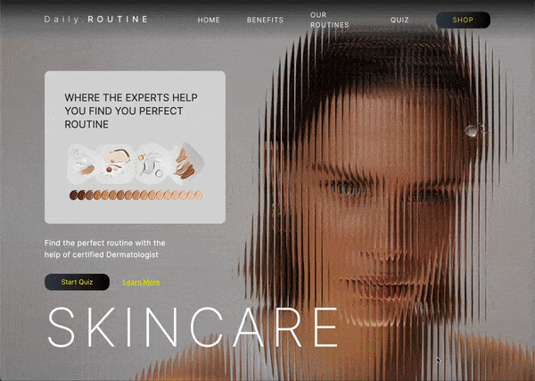 Skin Care Shop project